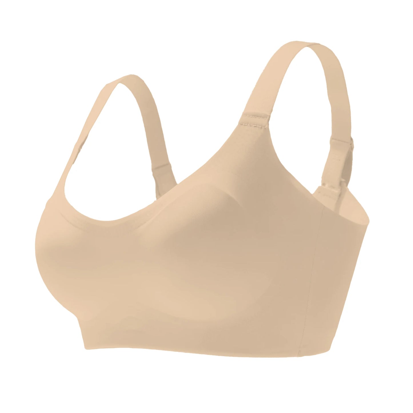Seamless Wireless Push-Up Sports Bra &mdash; Soft Stretchy Everyday Bralette with Removable Padding — view 12 of sports bras