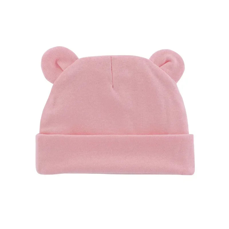 Newborn Ear-Shape Bonnet - Cotton Photography-Prop Hat for Babies 0-1Y — view 13 of baby hats