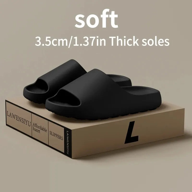 Summer Sandals Coconut Cloud Slippers — Step on Clouds Thick-Sole Non-Slip Slides — view 7 of summer sandals