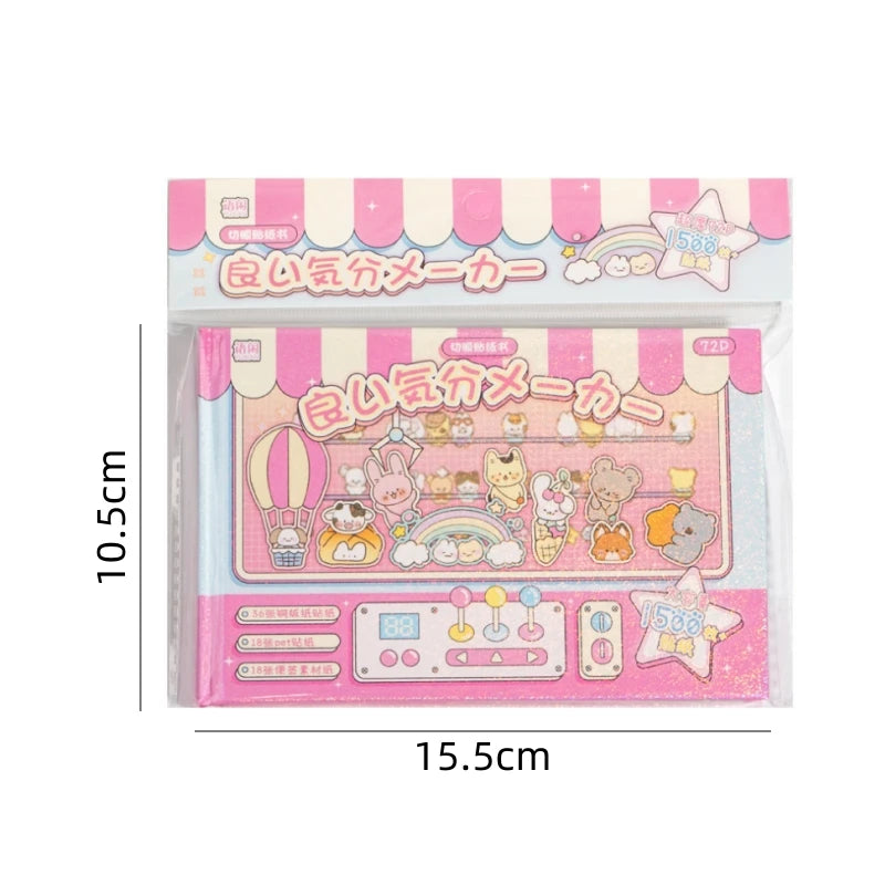 Mood Maker Sticker Book (72PCS) – Cute Scrapbook & Planner Stickers for Journaling — view 6 of home & kitchen