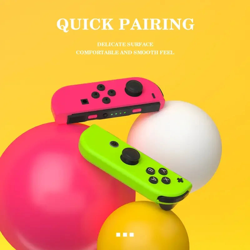 Wireless Joy-Con Controllers for Nintendo Switch – Dual Vibration Joycon Gamepad with Joystick (Accessory Pair