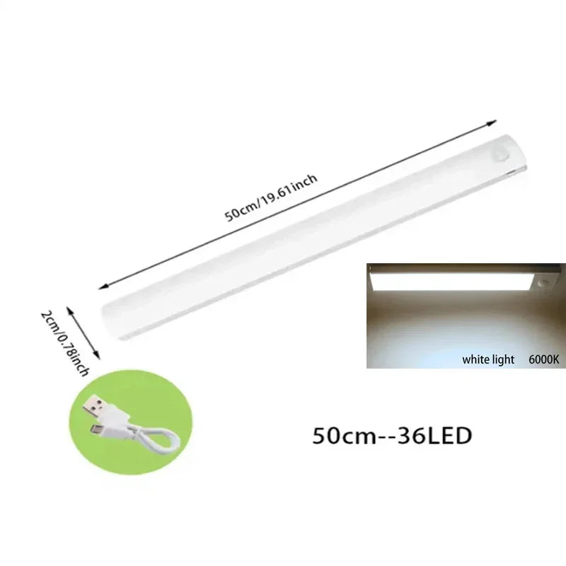 Under-Cabinet Kitchen Light &mdash; Motion Sensor USB Rechargeable Magnetic Strip for Wardrobe &amp; Cupboards — view 14 of led &amp; smart lighting