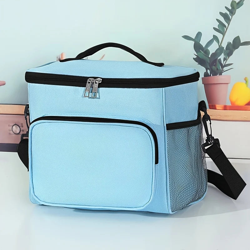 Premium Crossbody Bento Lunch Bag - Large-Capacity Insulated Meal Carrier — view 6 of lunch bags