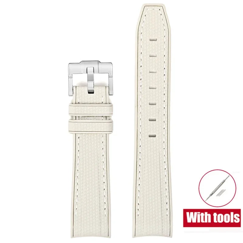 MoonSwatch Diving Strap — 20mm Curved-End Rubber Watch Band for Omega x Swatch — view 7 of watch straps