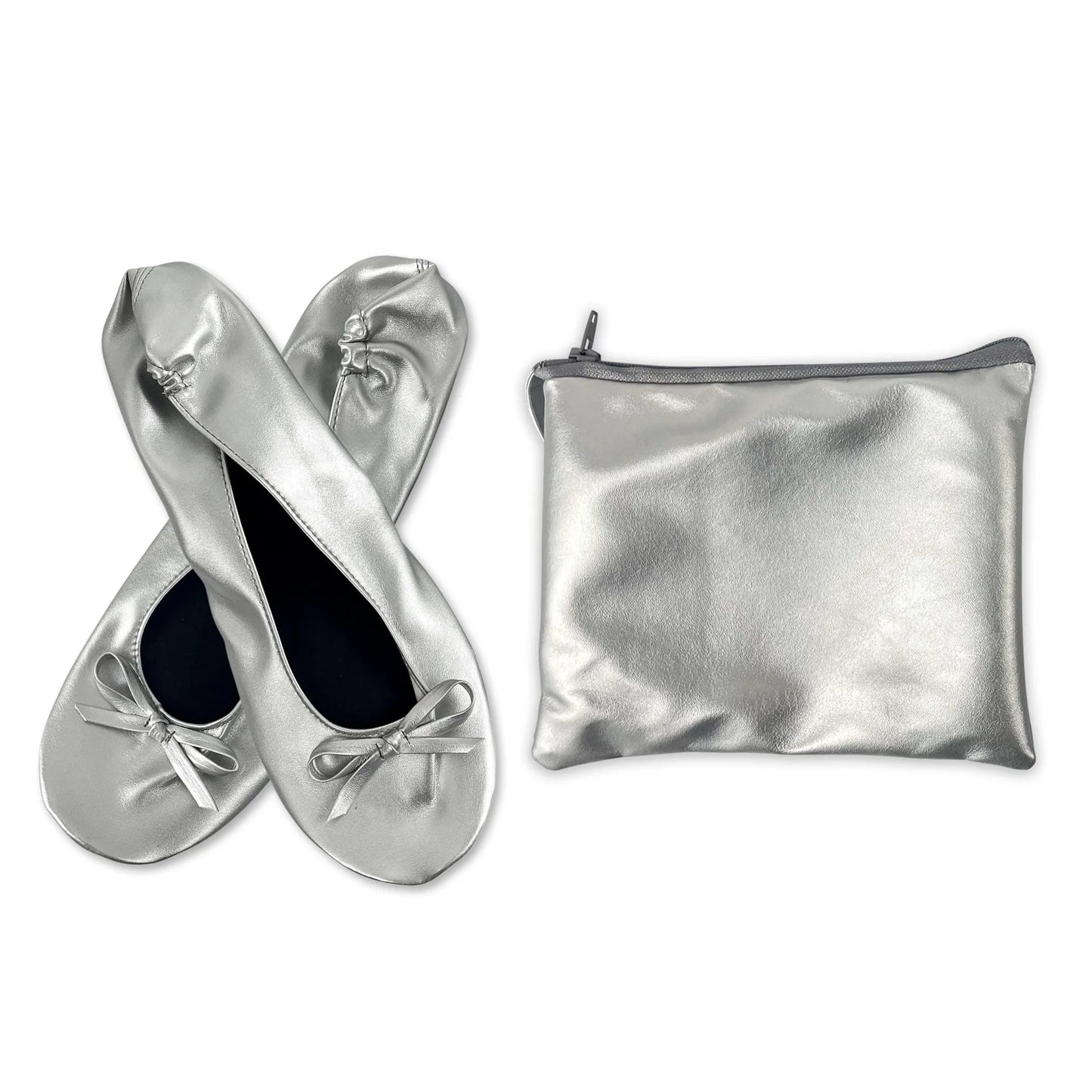 Flats & Ballet — Foldable Roll-Up Ballet Flats, Portable Purse-Size Travel Slippers — view 10 of flats & ballet