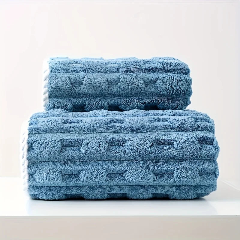 Bath Towels Coral Velvet Cloud — Thickened Enlarged Soft Quick-Dry Individually Packaged — view 9 of bath & towels