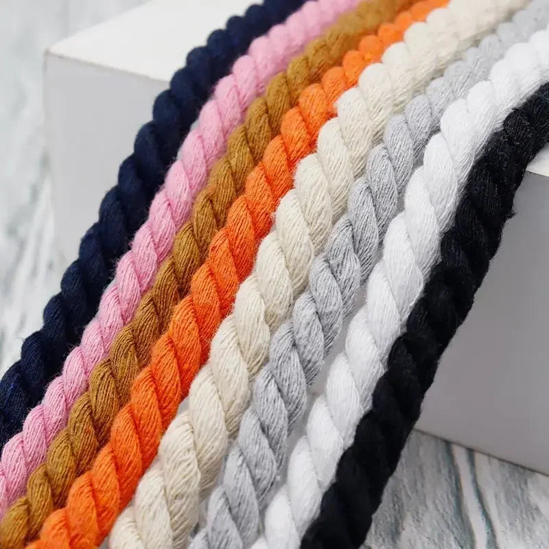 Round Cotton Shoelaces — Thick Colorful Sneaker Laces (1 Pair) — view 2 of shoe accessories
