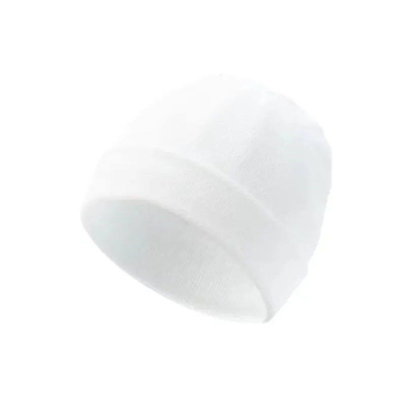 Newborn 100% Cotton Soft Bonnet Cap - Unisex Solid-Color Baby Beanie — view 16 of baby hats