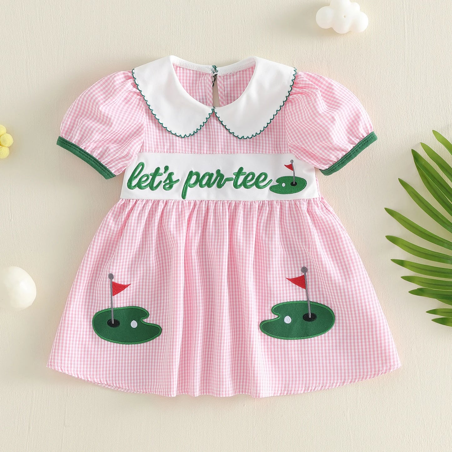 Infant Girls Floral Print Dress - Bowknot Waistband Ruffled Hem Dress — view 1 of infant dresses
