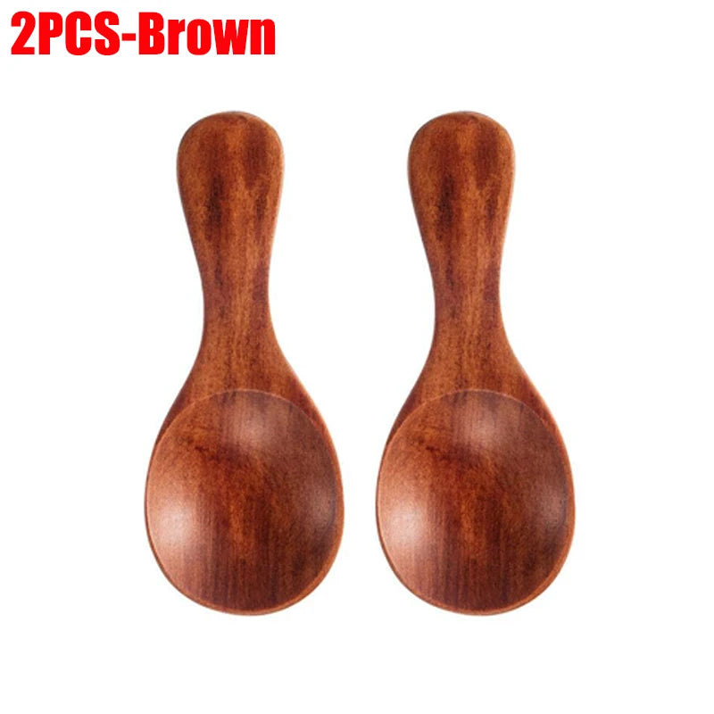 Mini Natural Wooden Spoons — Tea, Honey, Coffee & Spice Tasting Set (1-10 Pcs) — view 15 of dining & tableware