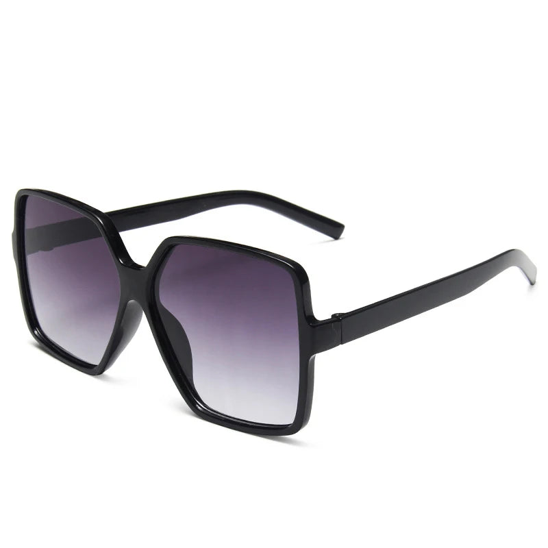Square Big-Frame Sunglasses Vintage — New It-Girl Designer Retro Women Men Brand UV Shades — view 9 of sunglasses