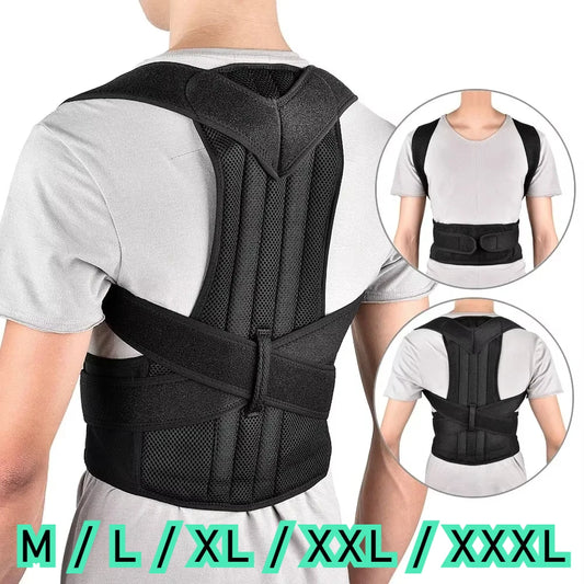 Reinforced Lumbar Posture Corrector Belt — Full-Back Spine Trainer — view 1 of braces & support