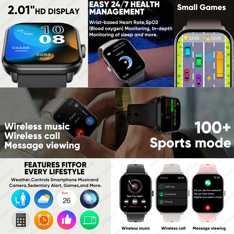 For Xiaomi Watch 5 Global — AMOLED Smart Watch HD Bluetooth Call GPS Smartwatch — view 2 of smart watches