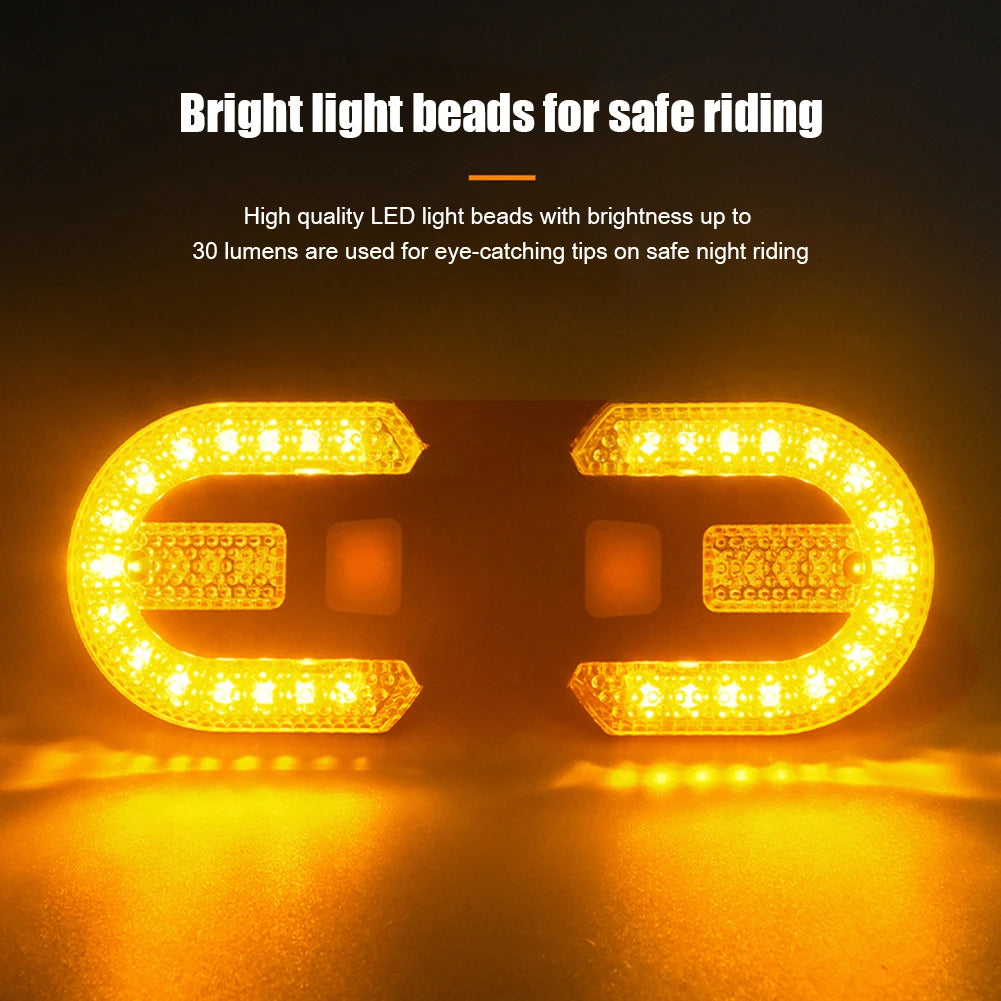 Bicycle Turn Signal Tail Light with Wireless Remote — Brake & Indicator Set — view 4 of outdoor sports