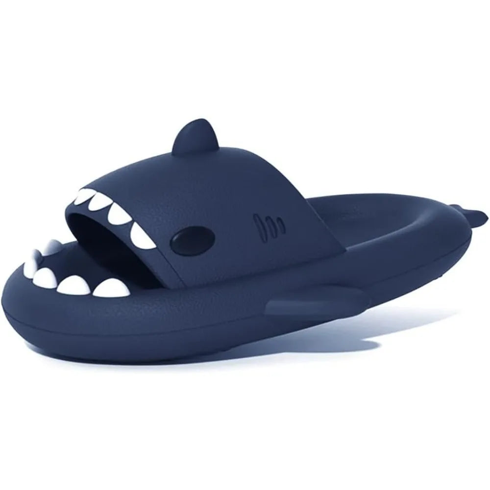 Shark Slides — Novelty Cloud Pillow Slides for Women & Men — view 2 of sandals