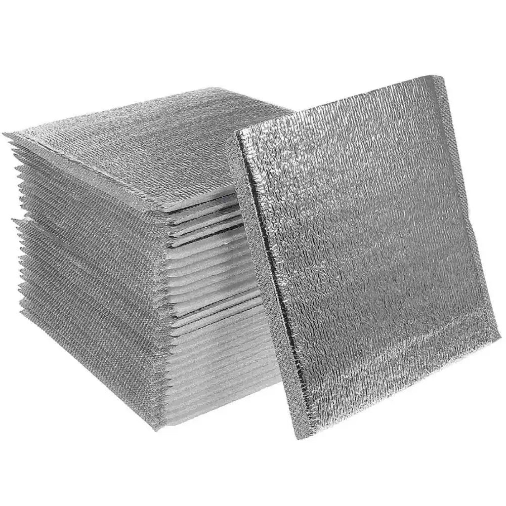 Aluminum Foil Insulated Cooler Bag - Folding Thermal Tote for Food & Drinks — view 4 of lunch bags