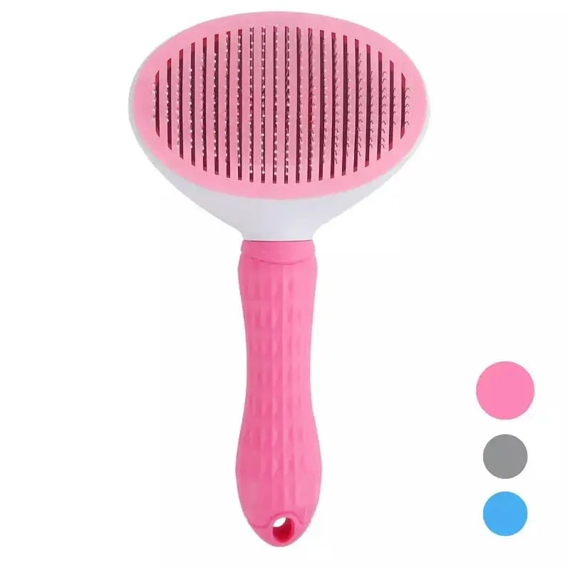 Non-Slip Pet Grooming Brush, Massage & Deshedding Tool — product photo 3