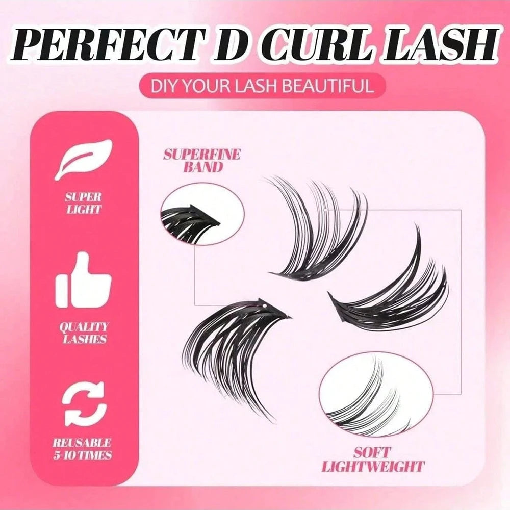 48H Lash Cluster Bond & Seal – Strong Hold Eyelash Glue for DIY Lash Extensions — view 4 of beauty & personal care