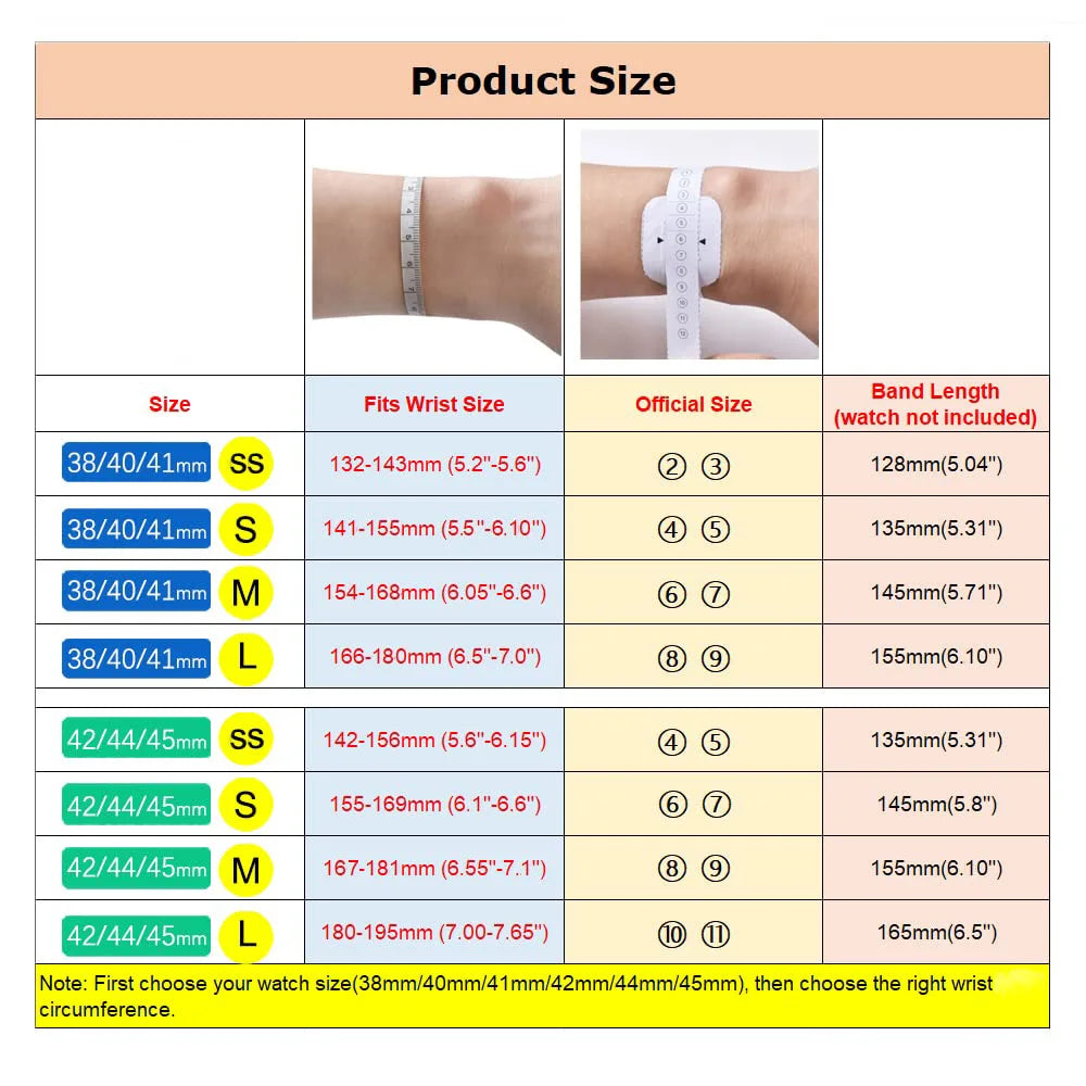 Braided Solo Loop Band for Apple Watch — Stretch Nylon Strap 38/40/41/42/44/45/46/49mm — view 3 of watch straps