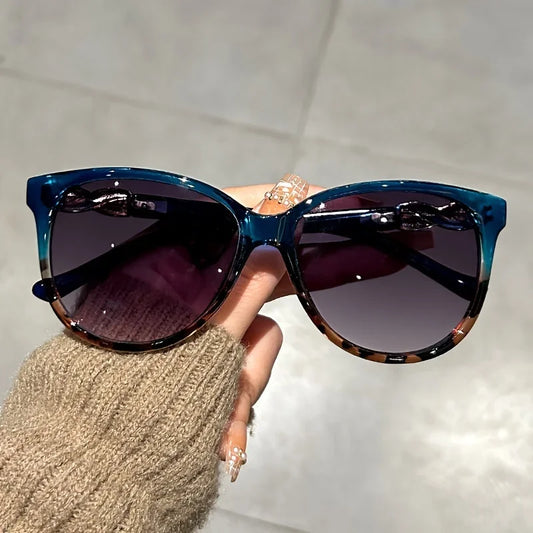 Cat-Eye Sunglasses Designer Vintage 2025 — Viral Women's Retro Lady Brand Editorial Shades — view 1 of sunglasses
