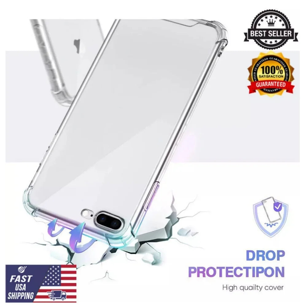 Crystal Clear 3H Scratch-Resistant Case for iPhone 11–14 Pro USA Flag — view 4 of phone cases
