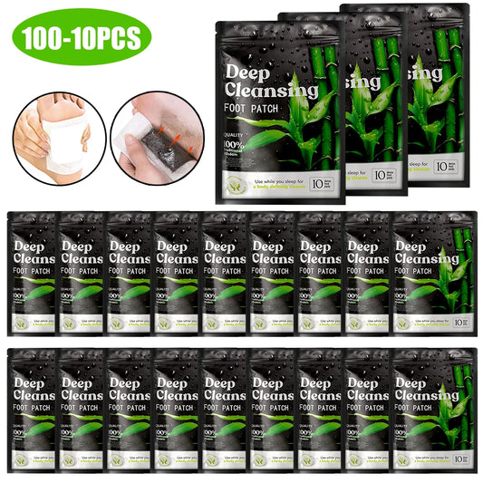 Detox Foot Patches (10–100PCS) – Herbal Foot Pads for Relaxation, Night Routine & Foot Care — view 1 of beauty & personal care