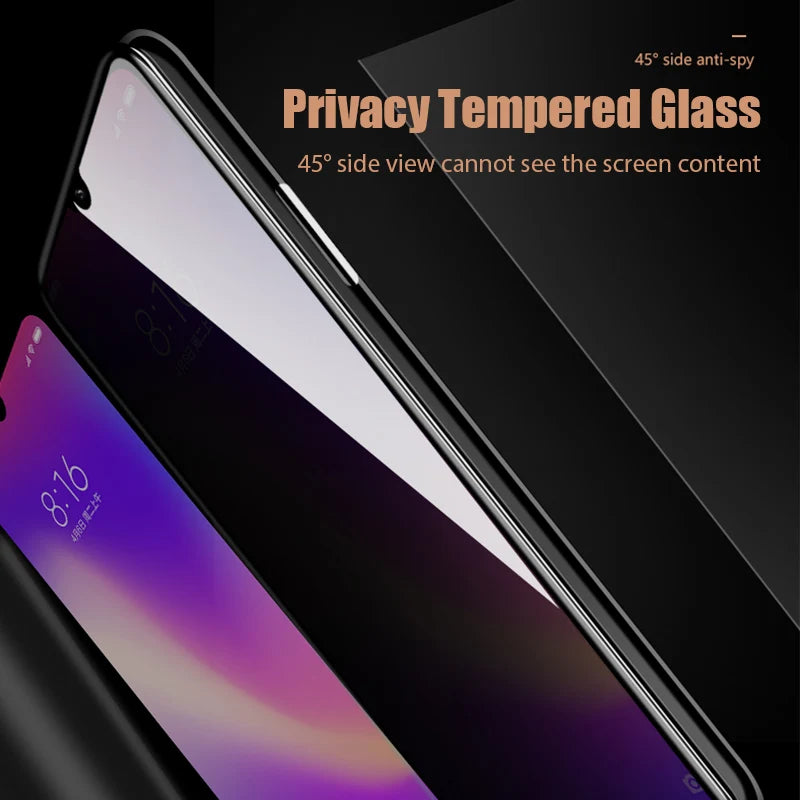 Anti-Spy Privacy Tempered Glass for Samsung Galaxy S25/S24 Ultra + Lens Bundle — view 5 of screen protectors