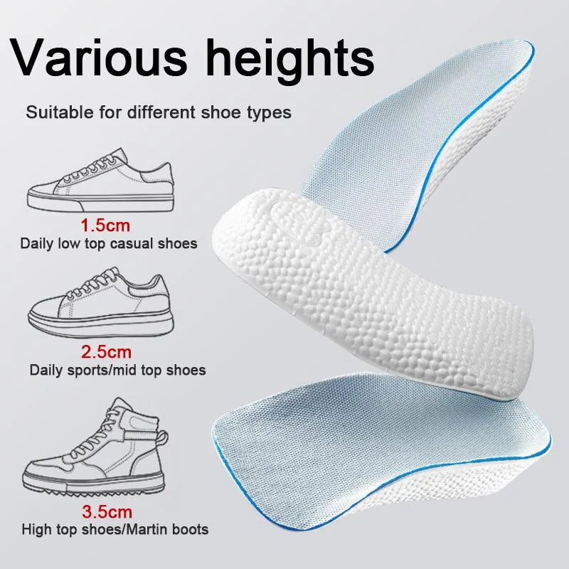 Heightening Arch Support Insoles — 1.5/2.5/3.5cm Height-Boost Pair — view 3 of braces & support