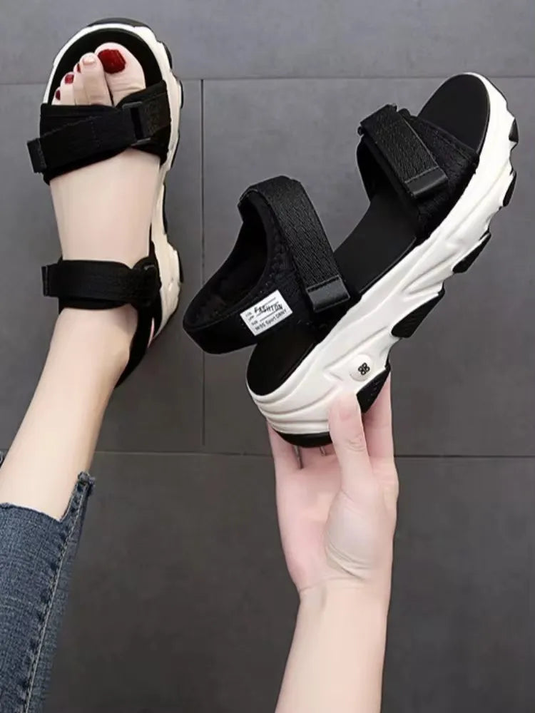 Sandals & Slides — Dad Sandals Platform Sport Sandals, Non-Slip Chunky Slides — view 6 of sandals & slides