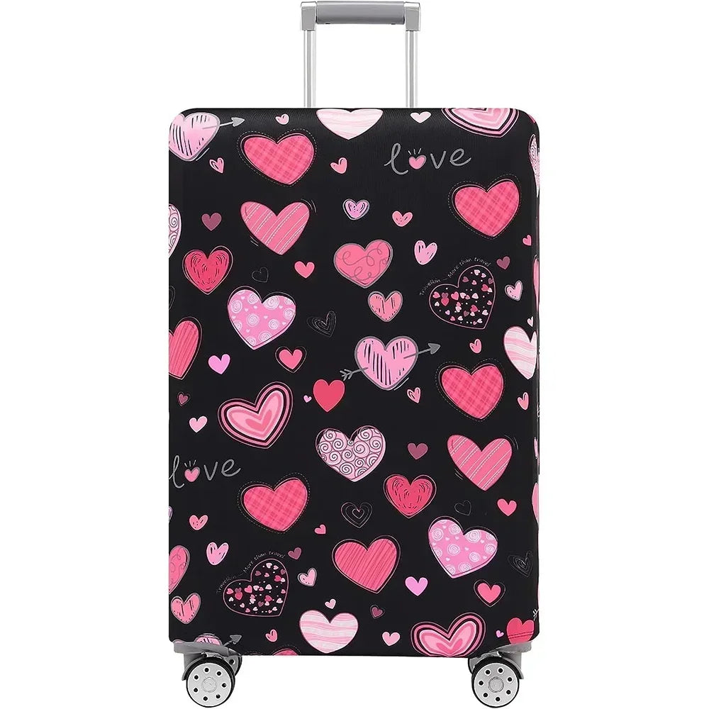 Luggage Cover Stretch Fabric Suitcase Protector Baggage Dust Case Cover Suitable for18-32 Inch Suitcase Case Travel \[p';[[l — view 9 of product