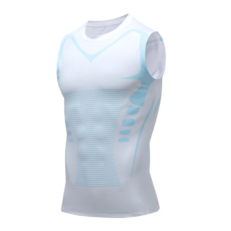 Men’s Compression Tank Top — Quick-Dry Sleeveless Bodybuilding Muscle Shirt — view 10 of sports & fitness