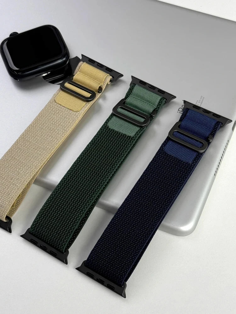 Alpine Loop Strap for Apple Watch Ultra — Nylon Hook Band 42/45/46/49mm — view 3 of watch straps