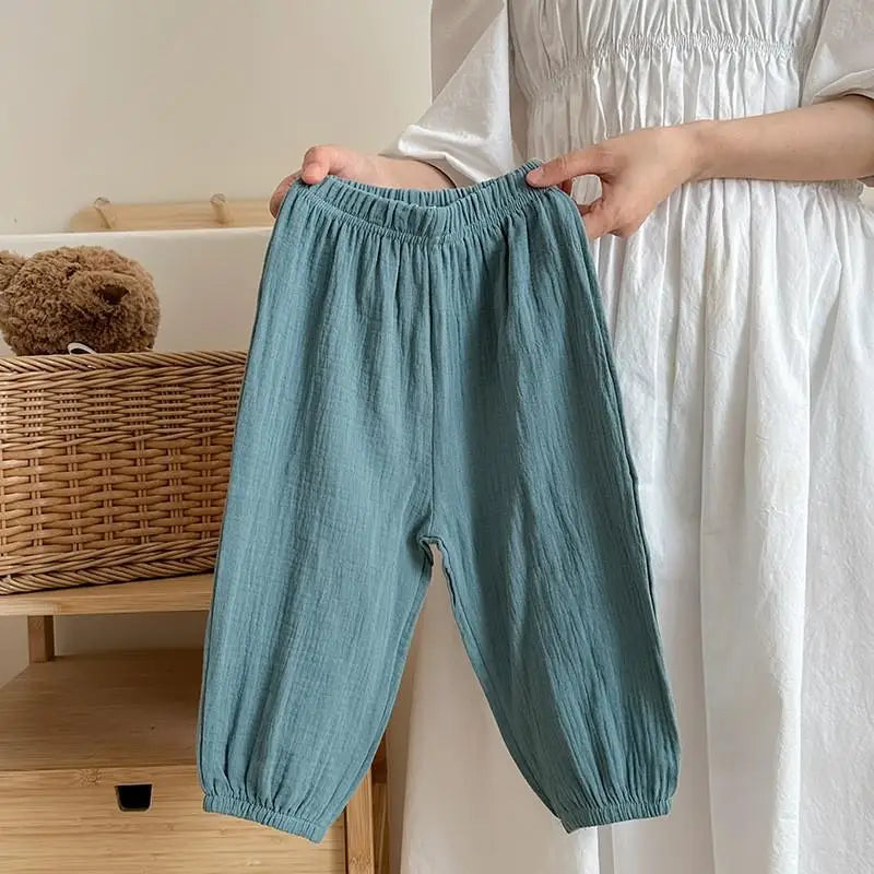 Kids Summer Bug-Protection Pants - Thin Breathable Lightweight Trousers — view 7 of toddler apparel