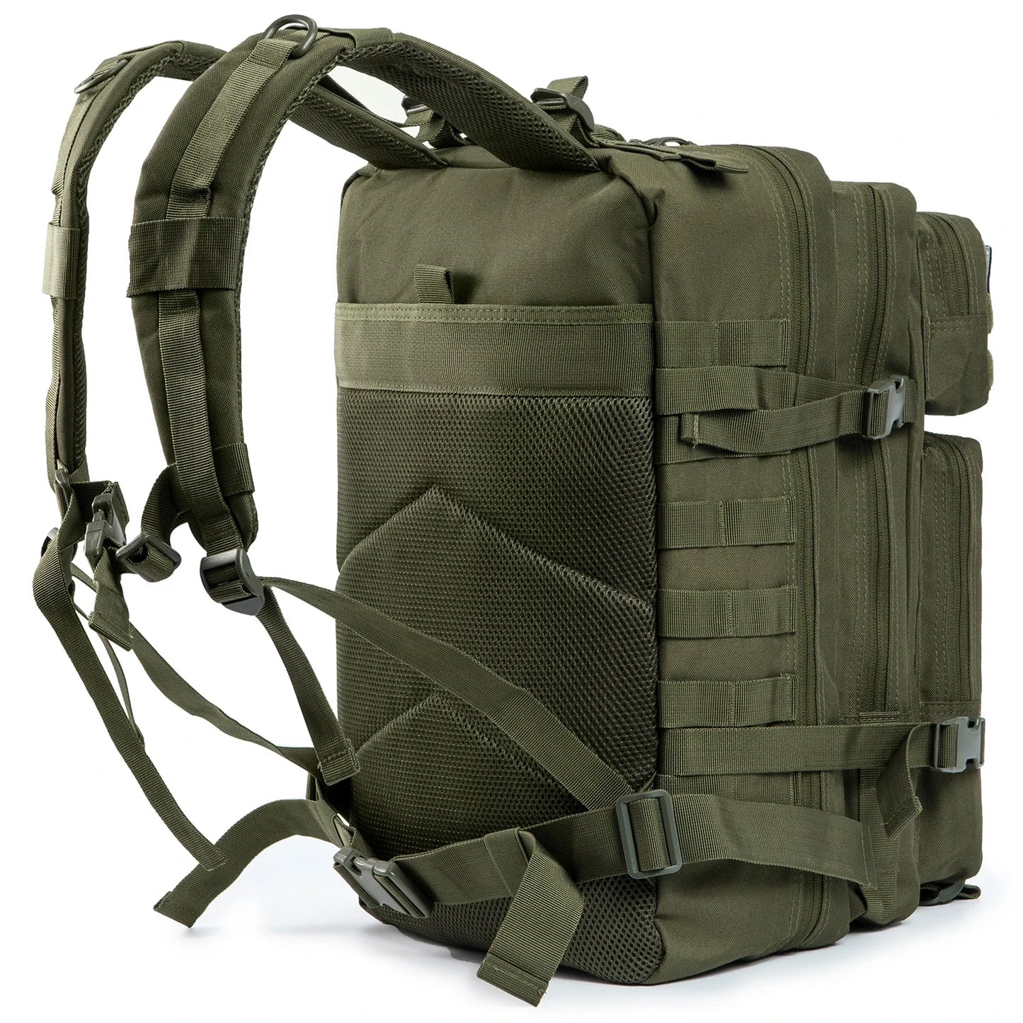 45L Tactical Military-Style Backpack — MOLLE Webbing for EDC & 3-Day Use — view 2 of outdoor sports