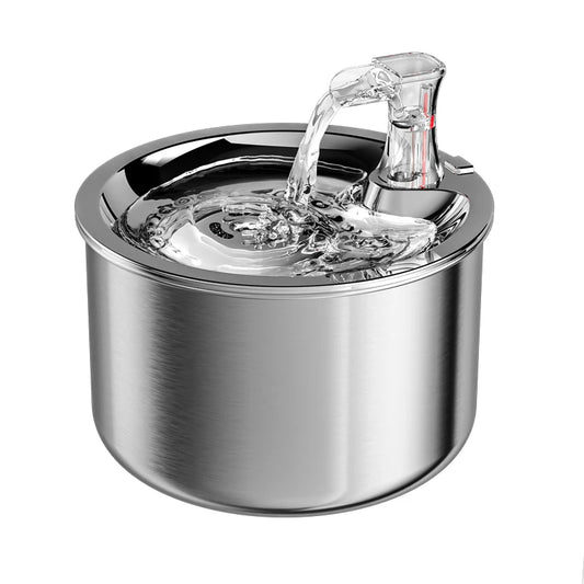 2L Stainless Steel Automatic Pet Water Fountain — view 1 of home & kitchen
