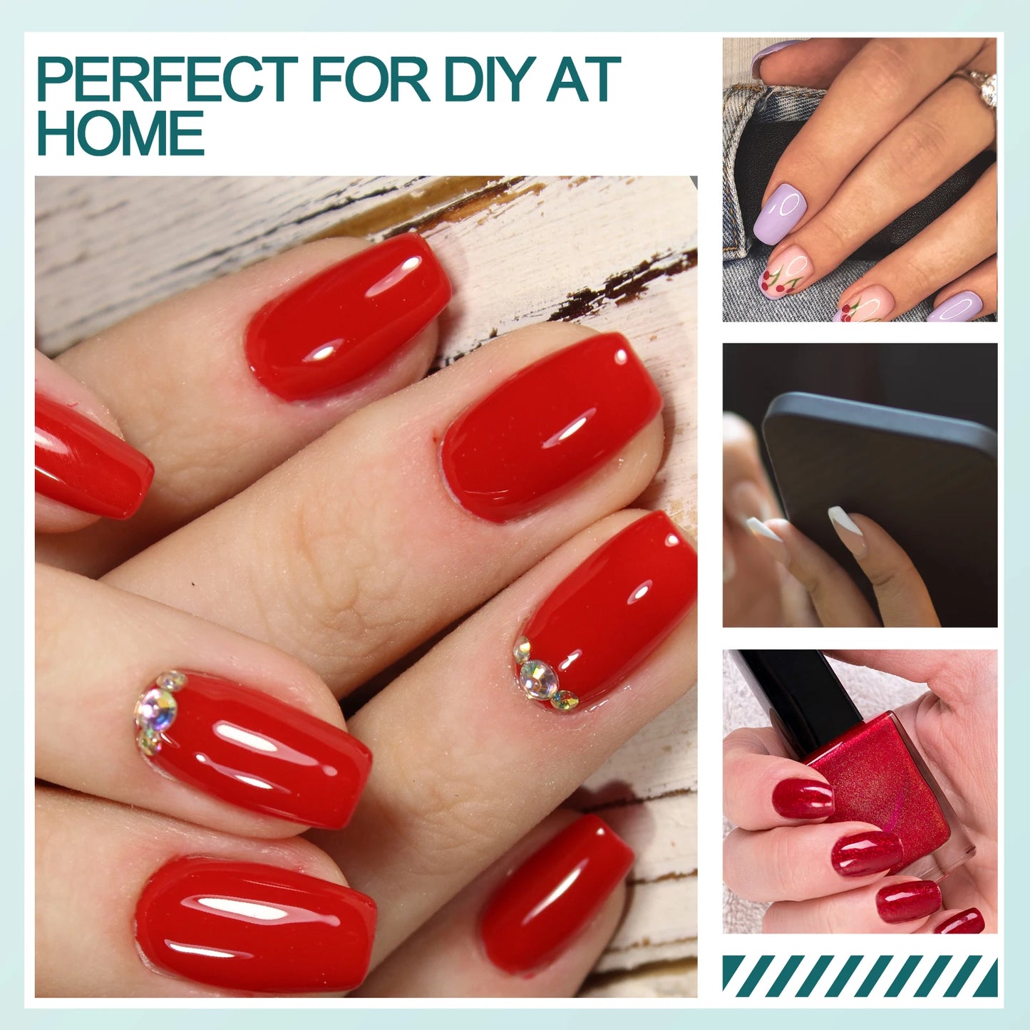 120PCS Soft Gel Nail Tips – Full-Cover Oval & Square DIY Extensions