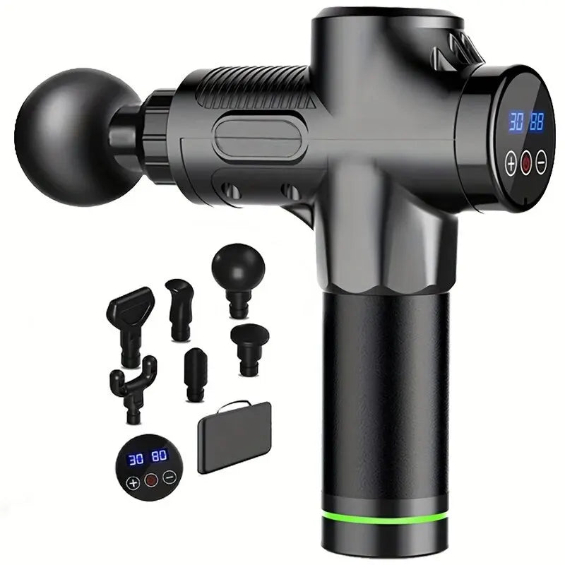 : PAQIN 99-Level Massage Gun – Deep Muscle Fascia Body, Neck & Back Massager (Low Noise) — view 5 of sports & fitness
