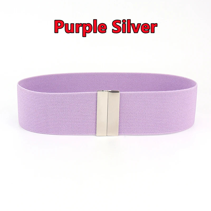 Belts Wide Elastic Women's Waist Belt — Cinch Coat & Dress Belt with Buckle — view 14 of belts