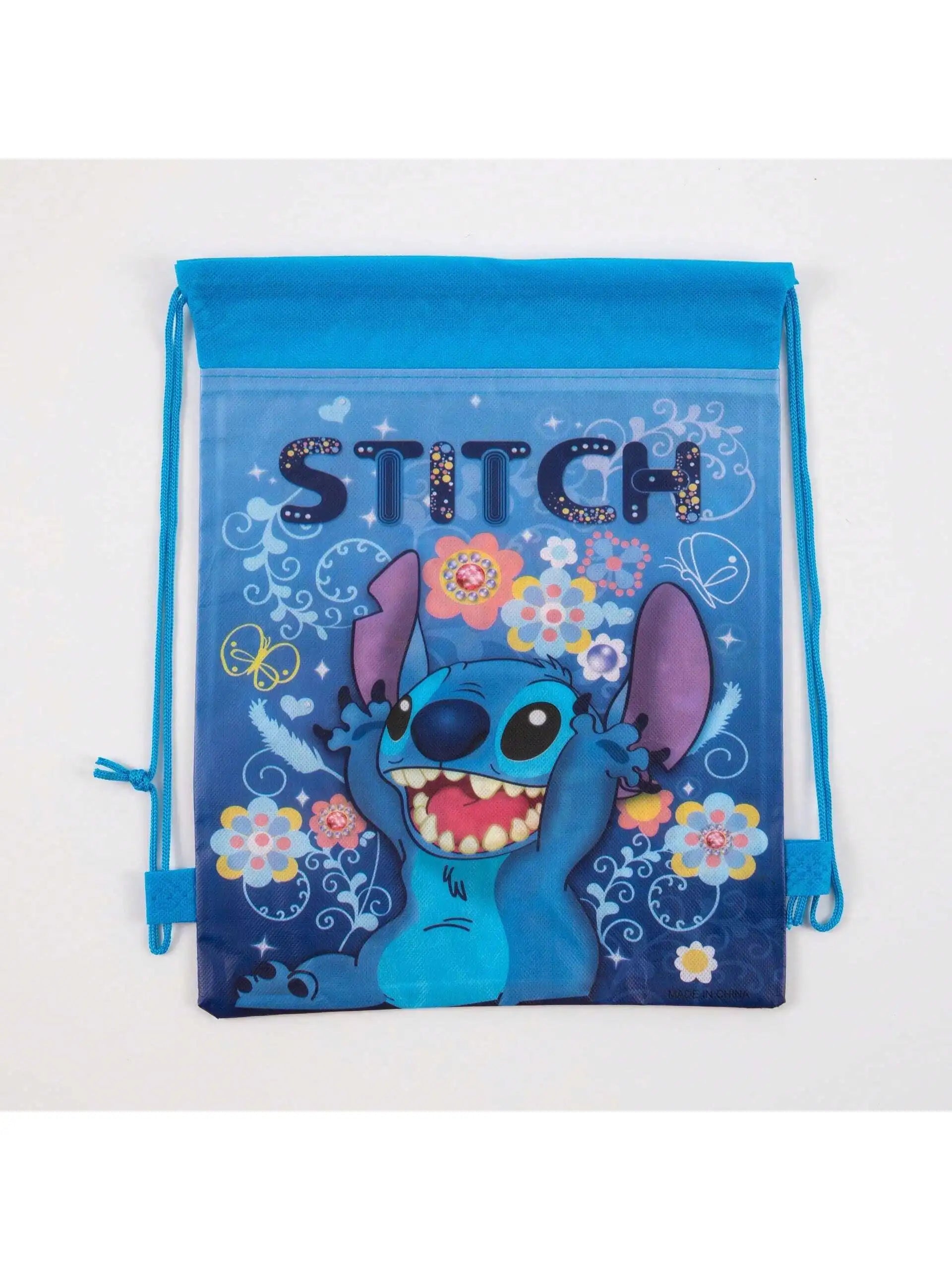 12pcs Colorful Cartoon Drawstring Party Bags - Kids Party Favor Backpacks, Hand Washable — view 5 of drawstring bags