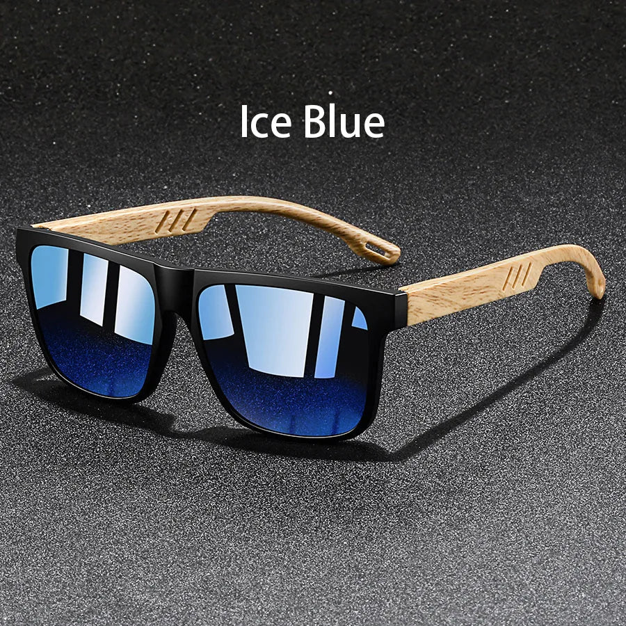 Vintage Square Frame Sunglasses, UV400 for Driving & Fishing — view 10 of sunglasses