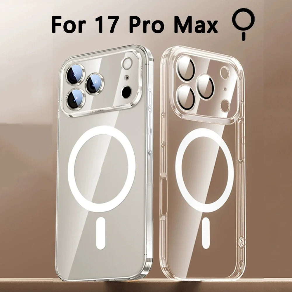 MagSafe Magnet Fullback Clear Protection Case for iPhone 17 Pro / Air — view 7 of phone cases