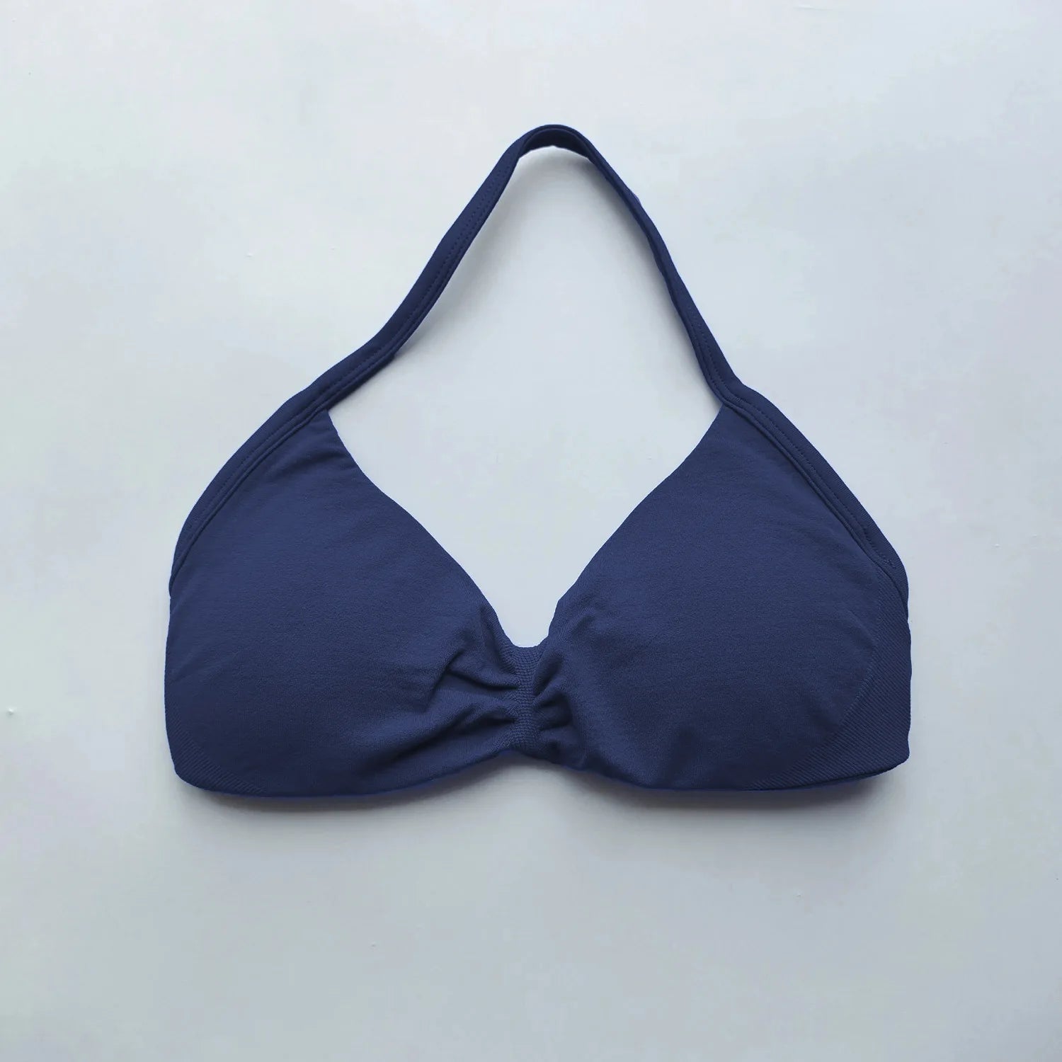 Women’s Lace-Up Sports Bra — Thin-Strap Camisole Seamless Push-Up Yoga Gym Top — view 6 of sports bras