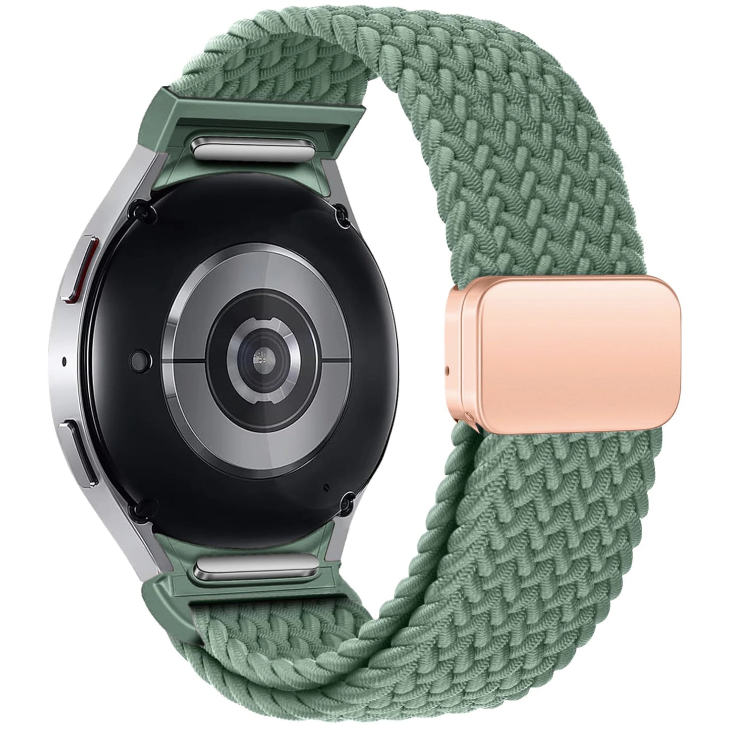No-Gaps Braided Band for Samsung Galaxy Watch — 40/44/45/46/47mm Nylon Strap — view 8 of watch straps