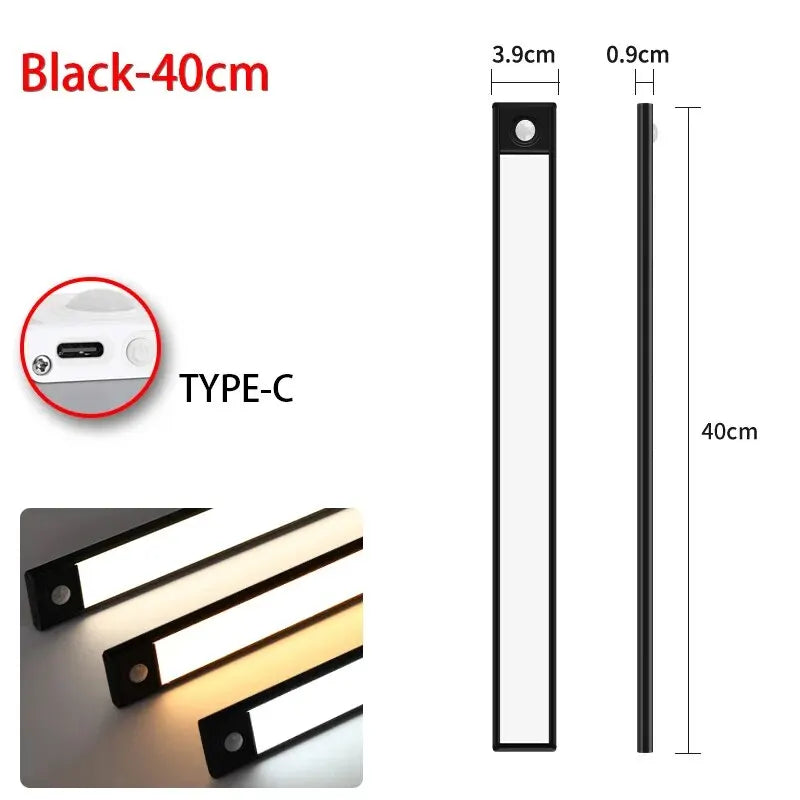 LED Motion Sensor Night Light &mdash; Wireless USB Under-Cabinet Light for Kitchen, Bedroom &amp; Wardrobe — view 9 of led &amp; smart lighting
