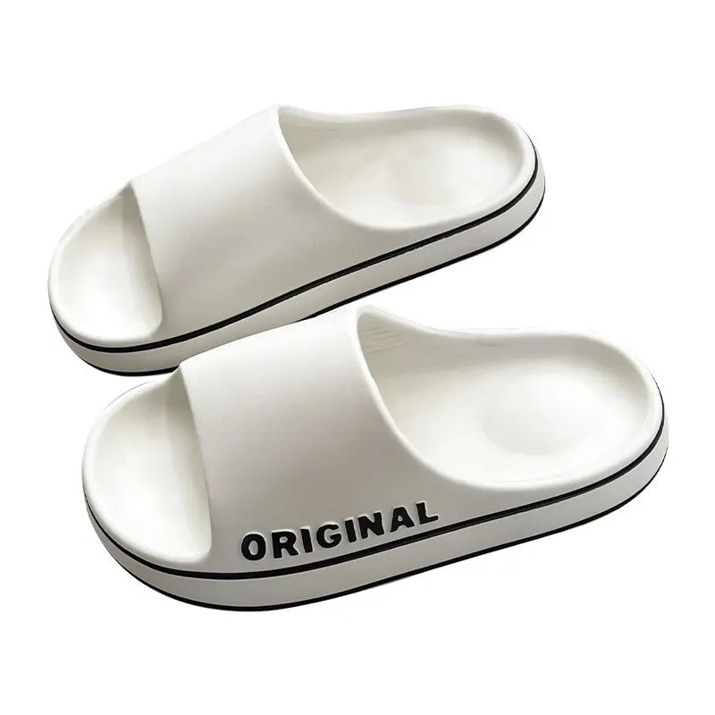 Summer Sandals Letter Beach Slides — Luxe-Look Couple Slippers (Feslishoet) — view 10 of summer sandals
