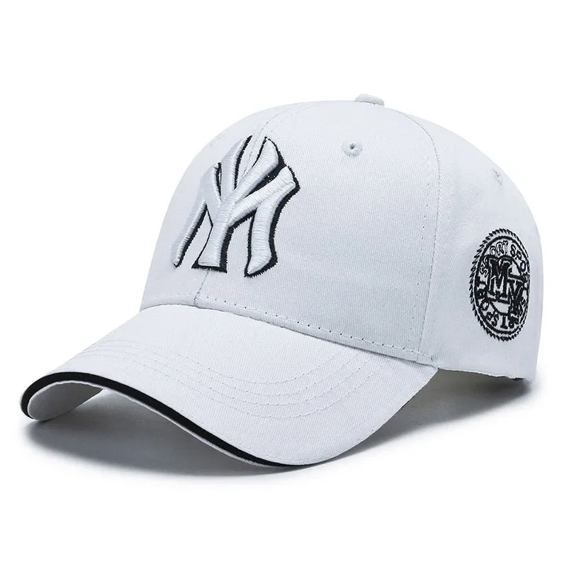 Unisex Baseball Cap Letter Embroidery — Streetwear Hip-Hop Adjustable Trucker Sunscreen Hat — view 12 of hats & caps