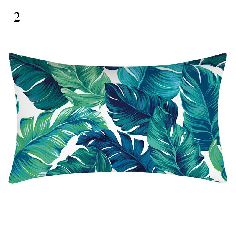 Tropical Plant Throw Pillow Cover — Decorative Cushion Pillowcase for Home Decor — view 10 of cushion covers & pillow cases