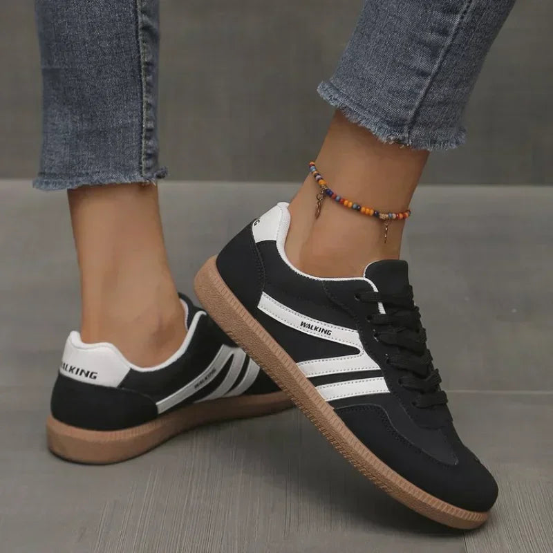 Women's Lightweight Slip-On Sneakers — Outdoor Walking Flat Loafer Comfort — view 3 of sneakers