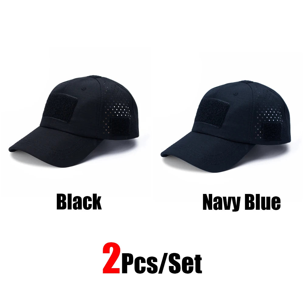 Camouflage Baseball Cap Outdoor — Tactical Sun Protection Hunting Hiking Fishing Men's Hat — view 17 of hats & caps