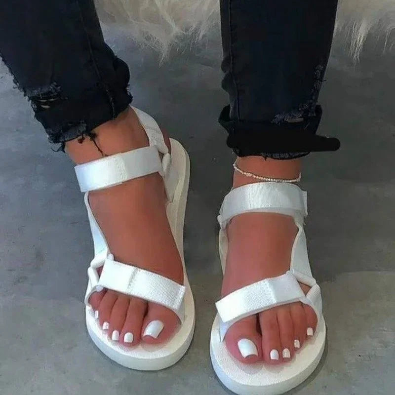 Sandals & Slides — Platform Sport Sandals, Non-Slip Outdoor Beach Flats — view 2 of sandals & slides